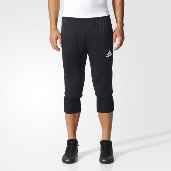 Укороченные спортивные мужские штаны 2017 Adidas черные укороченные спортивные мужские штаны 2017 Adidas
