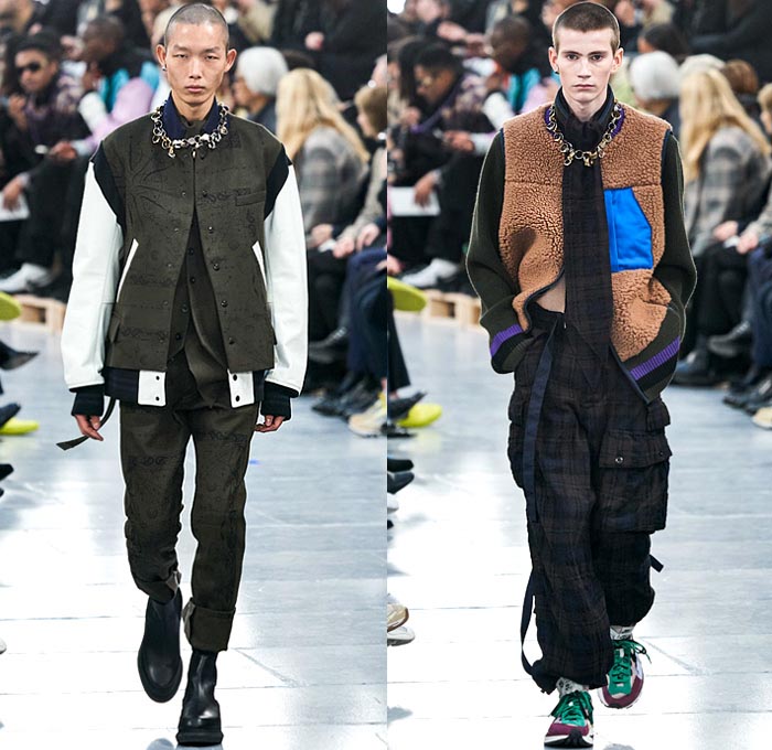 мужские джинсы Sacai